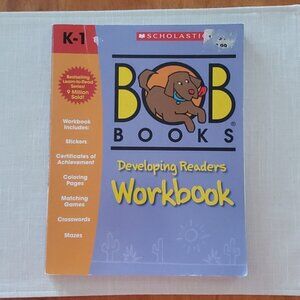 BOB BOOKS JUMBO WORKBOOK- JK/SK-Grade 1- Spelling, Writing, Reading